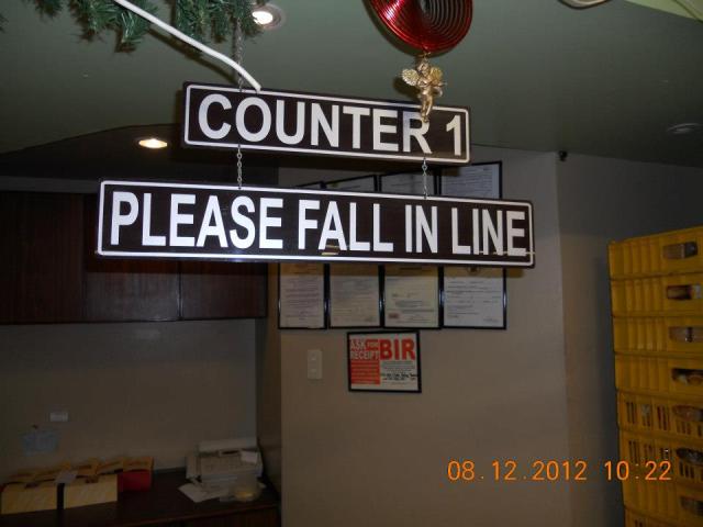 a fall in line