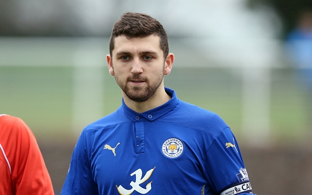 LEICESTER, ENGLAND - JANUARY 12:  Leicester's James Pearson during the Barclays U21 League match between Leicester City and Everton at Belvoir Drive Training Ground on January 12, 2015 in Leicester, England.  (Photo by Plumb Images/Leicester City FC via Getty Images)